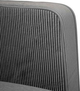 vidaXL Sofa Fotel z Podłokietnikami Ciemnoszary 54 cm Tkanina Corduroy 6