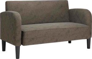 vidaXL vidaXL Sofa dwuosobowa ciemnoszara 110 cm sztuczna skóra 2