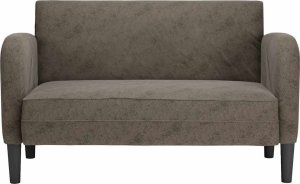 vidaXL vidaXL Sofa dwuosobowa ciemnoszara 110 cm sztuczna skóra 3