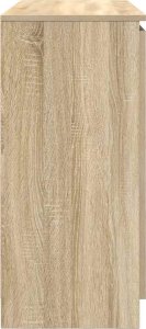 vidaXL Komoda z szufladami Dąb Sonoma 100,5x35x76 cm Drewno klejone 7