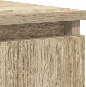 vidaXL Komoda z szufladami Dąb Sonoma 100,5x35x76 cm Drewno klejone 10