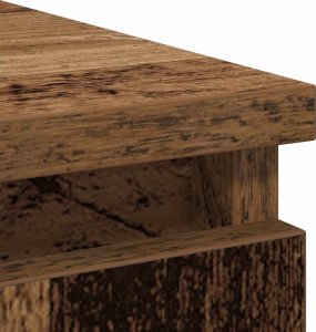 vidaXL Komoda z szufladą Stare drewno 71x35x65 cm Drewno klejone 10