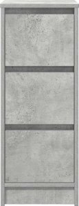 vidaXL Komoda Betonowa Szara 29,5x34x76 cm Drewno klejone 6