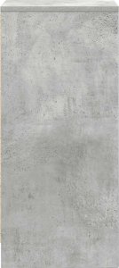 vidaXL Komoda Betonowa Szara 29,5x34x76 cm Drewno klejone 7