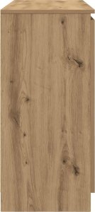vidaXL Komoda z szufladami Artisan Oak 100,5x35x76 cm Drewno klejone 7