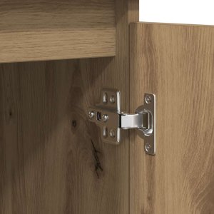 vidaXL Komoda z szufladami Artisan Oak 100,5x35x76 cm Drewno klejone 9