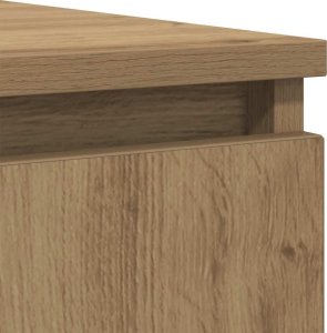 vidaXL Komoda z szufladami Artisan Oak 100,5x35x76 cm Drewno klejone 10