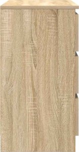 vidaXL Komoda z szufladą Dąb Sonoma 71x35x65 cm Drewno klejone 7