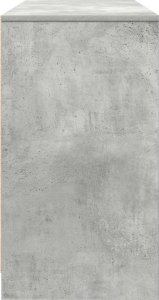 Biurko vidaXL Szare 120 cm x 42 cm 7