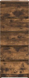 vidaXL Komoda z szufladami Dąb wędzony 37,5x35x99 cm Drewno klejone 6