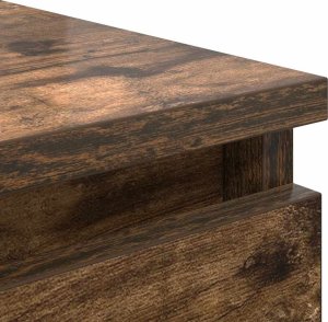 vidaXL Komoda z szufladami Dąb wędzony 37,5x35x99 cm Drewno klejone 9