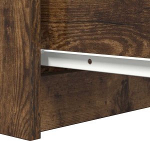 vidaXL Komoda z szufladami Dąb wędzony 37,5x35x99 cm Drewno klejone 10