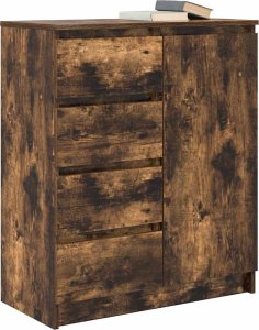 vidaXL Komoda z szufladami Dąb wędzony 71x35x84 cm Drewno klejone 4