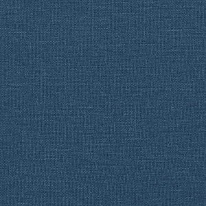 vidaXL Krzesła stołowe, 6 szt., niebieskie, obite tkaniną 8