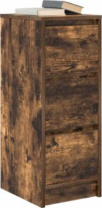 vidaXL Komoda Dąb wędzony 29,5x34x76 cm Drewno klejone 4
