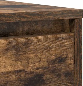 vidaXL Komoda Dąb wędzony 29,5x34x76 cm Drewno klejone 10