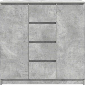 vidaXL Komoda z szufladami Betonowy Szary 100,5x35x98,5 cm 6