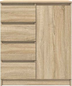 vidaXL Komoda z szufladami Dąb Sonoma 71x35x84 cm Drewno klejone 6