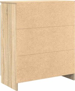 vidaXL Komoda z szufladami Dąb Sonoma 71x35x84 cm Drewno klejone 8