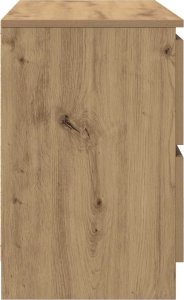 vidaXL Szafka RTV Artisan Oak 80x35x54 cm Drewno klejone 6