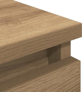 vidaXL Szafka RTV Artisan Oak 80x35x54 cm Drewno klejone 8