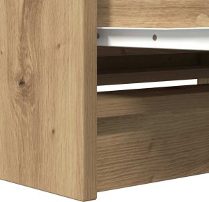 vidaXL Szafka RTV Artisan Oak 80x35x54 cm Drewno klejone 9