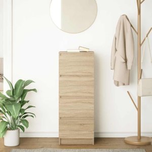 vidaXL Komoda Sonoma Oak 37,5x35x99 cm Drewno klejone 3