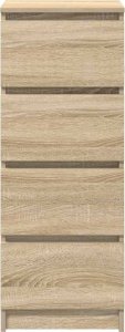 vidaXL Komoda Sonoma Oak 37,5x35x99 cm Drewno klejone 6