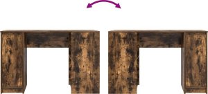 Biurko vidaXL Brązowe 120 cm x 42 cm 9