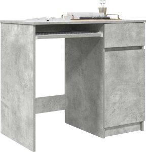 Biurko vidaXL Szare 86 cm x 49 cm 4