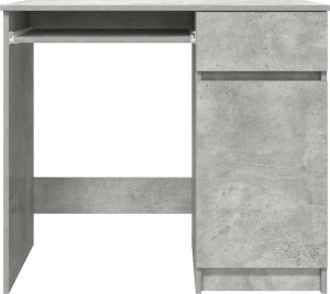 Biurko vidaXL Szare 86 cm x 49 cm 6