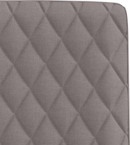 vidaXL Krzesła stołowe, 6 szt., taupe, tapicerowane tkaniną 7