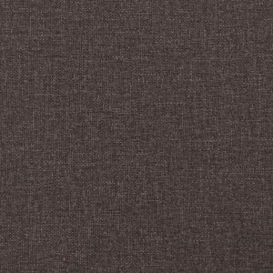 vidaXL Krzesła stołowe, 6 szt., ciemnobrązowe, obite tkaniną 8