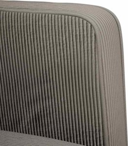 vidaXL Sofa Fotel z Podłokietnikami Jasnoszary 54 cm Tkanina Kordowa 6