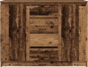 vidaXL Komoda z szufladami Stare drewno 100,5x35x76 cm 6