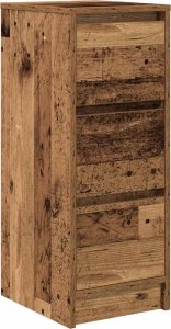 vidaXL Komoda Stare drewno 29,5x34x76 cm Drewno klejone 2