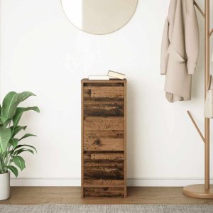 vidaXL Komoda Stare drewno 29,5x34x76 cm Drewno klejone 3