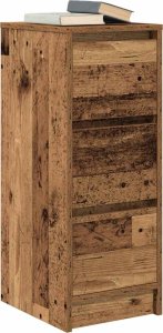 vidaXL Komoda Stare drewno 29,5x34x76 cm Drewno klejone 4