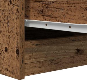 vidaXL Komoda Stare drewno 29,5x34x76 cm Drewno klejone 9