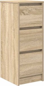 vidaXL Komoda Sonoma Oak 29,5x34x76 cm Drewno klejone 2
