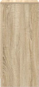 vidaXL Komoda Sonoma Oak 29,5x34x76 cm Drewno klejone 7