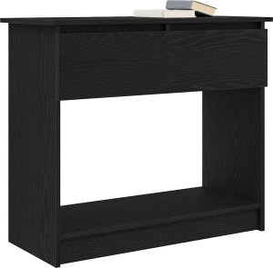 vidaXL Konsola z szufladami Czarny 85,5x38,5x74,5 cm 4