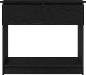 vidaXL Konsola z szufladami Czarny 85,5x38,5x74,5 cm 6