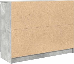 vidaXL Komoda z szufladami Betonowy Szary 100,5x35x76cm Drewno klejone 8