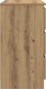 vidaXL Komoda z szufladą Artisan Oak 71x35x65 cm Drewno klejone 7