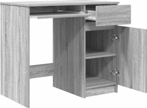 Biurko vidaXL Dąb Sonoma 86 cm x 49 cm 5