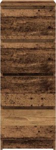 vidaXL Komoda Stare drewno 37,5x35x99 cm Drewno klejone 6
