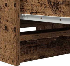 vidaXL Komoda Stare drewno 37,5x35x99 cm Drewno klejone 9