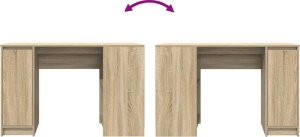 Biurko vidaXL Dąb Sonoma 120 cm x 42 cm 9