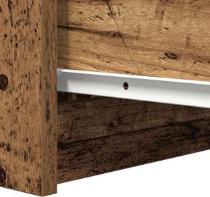 vidaXL Komoda z szufladami Stare drewno 37,5x35x99 cm Drewno klejone 10